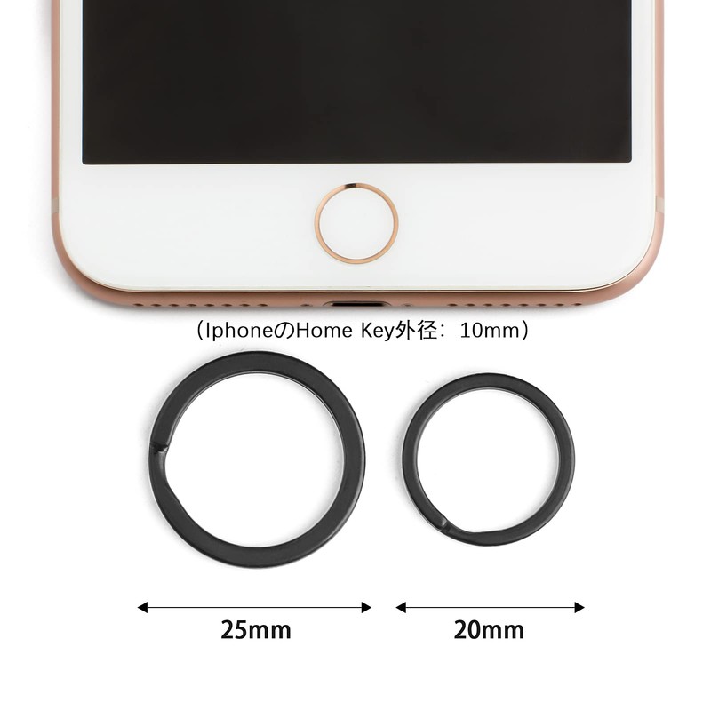TI-MULTI (Ti) Titanium Black Key Holder Ring Lightweight Outer 0.8