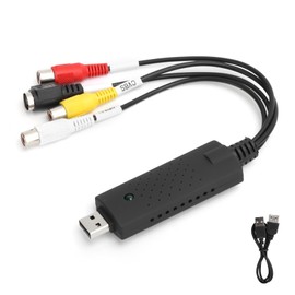 Video Collection Card Black Portable USB 2.0 for Windows XP/Vista/7/8/10/Linux Converter