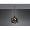 LED Pendant Light Dimmable Lampshade Diameter 38 cm Leaves Design