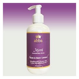 ABBA OIL MYRRH Body Cream with Shea Butter 6oz Jar - ABBA JERUSALEM