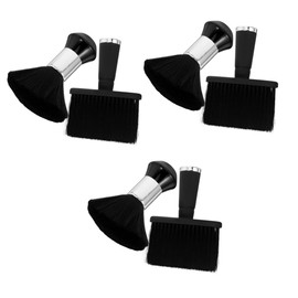 FOMIYES 6pcs Neck Duster Brush Soft Bristles Hair Cleaning Tool for Barbers and Makeup Application Portable and Efficient Hair Removal Brush Hanging Hook for Storage