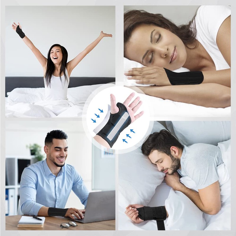 HMCEY Wrist Splint Carpal Tunnel Syndrome Splint Wrist Bandages Wrist