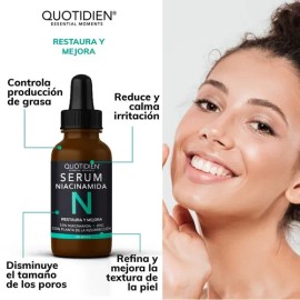 Kit 3 Serum Vitamina C  Suero Acido Hialuronico  Serum Niacinamida Skincare para Todo Tipo De Piel - Toner Skin Care Piel Grasa - Limpiador Facial -  