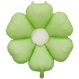 CHANGZHONG Daisy Balloons- Green Daisy Flower Foil Balloons for Party Decorations Boy Girls Daisy Themed Birthday Party Baby Shower Wedding Daisy Balloons Decorations