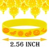 BignzwUra 24PCS Little Orange Cutie Themed Party Rubber Bracelets Tangerine
