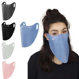 VEVE & MIKI Sun Protection Face Cover, Repeatedly Washable, Sun Shade, UV Protection, Chase Cover, UPF50, 360° Face, 3D, Small Face, Cool to Contact - 5°C, Cool, UV Protection, Easy to Breathe, Sweat