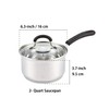 Cook N Home Saucepan Sauce Pot with Lid 2 Quart