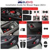Auovo Anti dust Mats Coasters Compatible with Nissan Rogue Accessories
