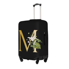 Tuizumy Decorative M Suitcase Protectors Elastic Washable Luggage Covers With Concealed Zippers For 18-32 Inch Luggage (Size M: Fits 22-24 Inch)