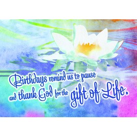 Birthday Treasures - Birthday Greeting Cards - NIV Scripture - (Box of 12)
