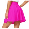 Afibi Women's Casual Basic Versatile Flared Pleated Mini Skater Skirt