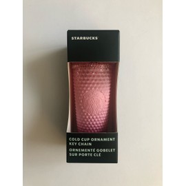 Starbucks 2022 Holiday Studded Gradient Key Chain Ornament (Waxberry/Blush)
