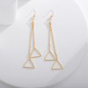 Plastic Earrings,KMEOSCH Drop Dangle Triangle Earrings on Plastic Hooks for