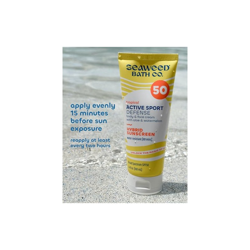 The Seaweed Bath Co. Active Defense SPF 50 Sport Crema