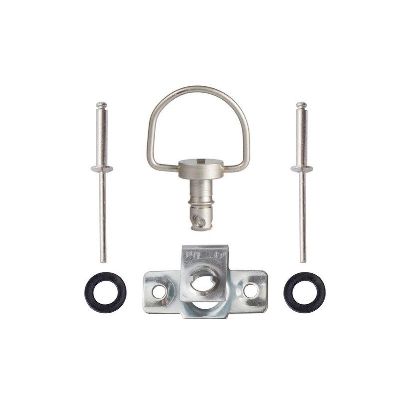 Oldbones 10 x Motorcycle Racing Fasteners Quick Release D-Ring 1/4