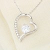 To My Beautiful Wife Necklace, Gift for Wife, Happy Anniversary,