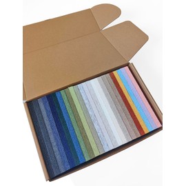 DECORITA Felt Wall Tiles Samples - 24 Colors - 5.9x3.15 Inch - Color Samples Tiles - Home Office Wall Decor - DIY Wall Art - Felt Board