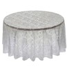 Home Direct Round Oilcloth Clear PVC Wipe Clean Tablecloth 137cm