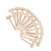 100pcs Mini Wooden Hammers for Chocolate Portable Breakable Heart Hammer