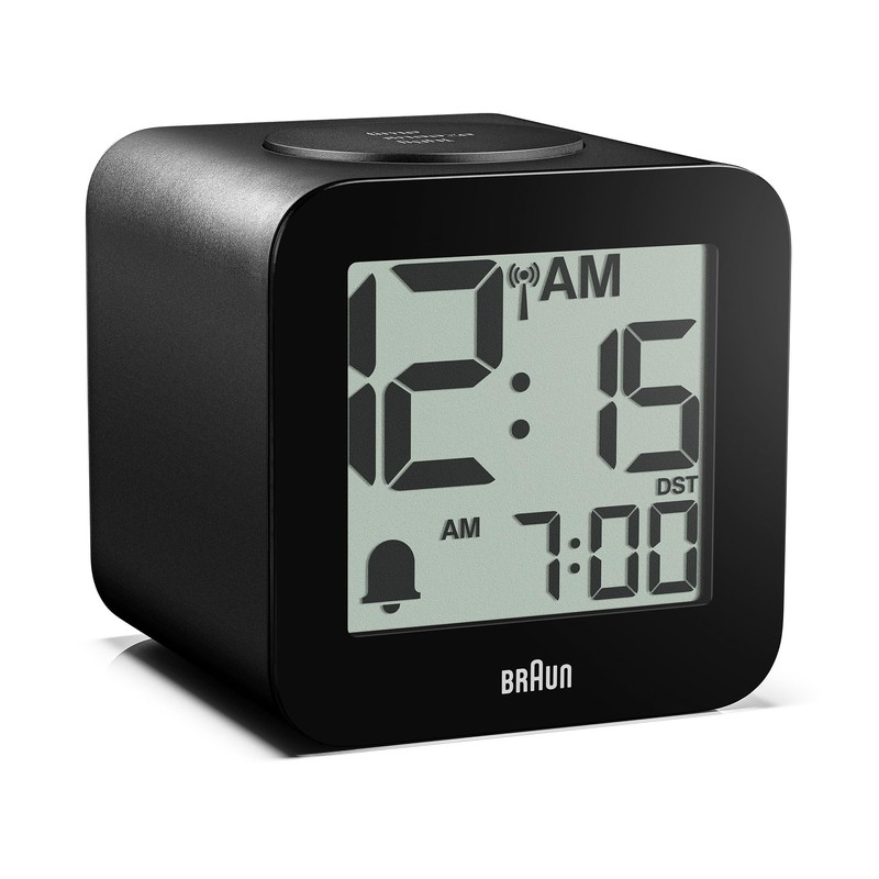 Braun BC25BP-DCF Digital Radio Controlled Alarm Clock for Central European