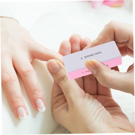 IWOWHERO 10pcs Washable Sponge Nail Shiner Buffers Multi-Functional Nail Files with Four Sides for Filing Smoothing and Shining for Home and Salon Use