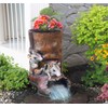 Euiroet Garden Rain Downspout Diverter, Splash Block & Gutter Extender,