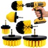 Drill Brushes for Cleaning - 5 Plastic Drill Brush Set