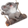 Swing Koala Sculpture Cartoon Synthetic Resin Animal Statues Decoration for
