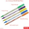 RITON Lucky 5 x 0.6mm Soft Needle Tip BLUE Ballpoint