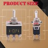 Twidec/3Pcs Heavy Duty Rocker Toggle Switch 16A 250V AC DPDT