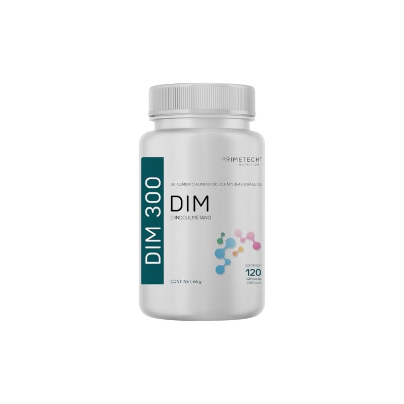 Primetech Nutrition DIM 300 120 Cápsulas 300 mg Diindolilmetano