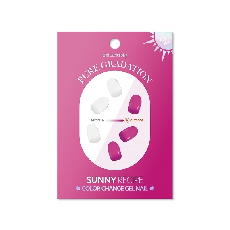 Sunny Recipe Color Change Gel Nail [Pure Gradation] / 서니레시피