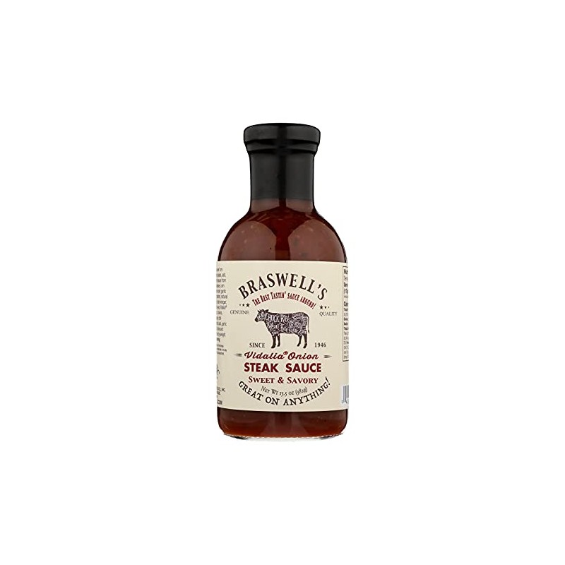 Braswell Sauce Steak Vidalia Onion, 13.5 oz