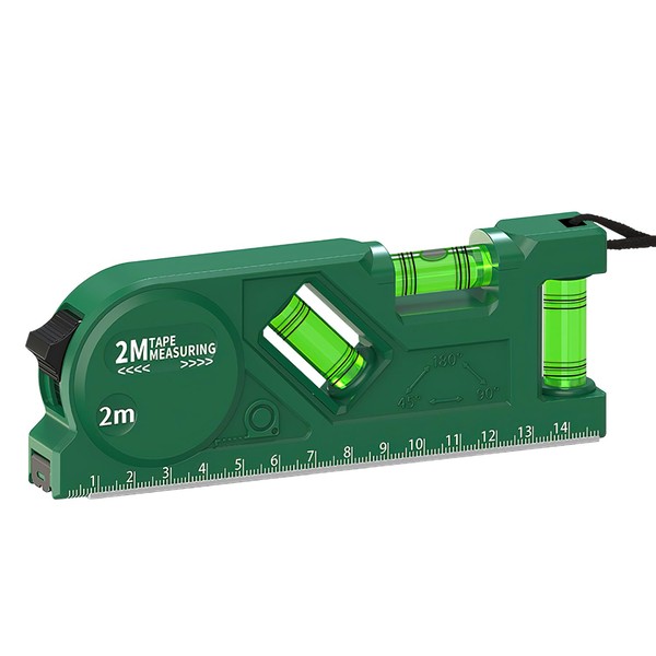 3-in-1 Magnetic Spirit Level 150 mm, Green Spirit Level with