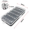 ZhXu Shuo 25 PCS/Box Bobbins with Storage Case Fits for
