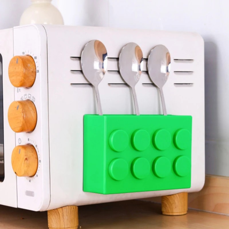 Magnetic Refrigerator Storage Box – Fridge Organizer With Hooks, Magnetic