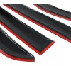 SDZ F&R Out Channel Window Visor Sun Shade Rain Wind