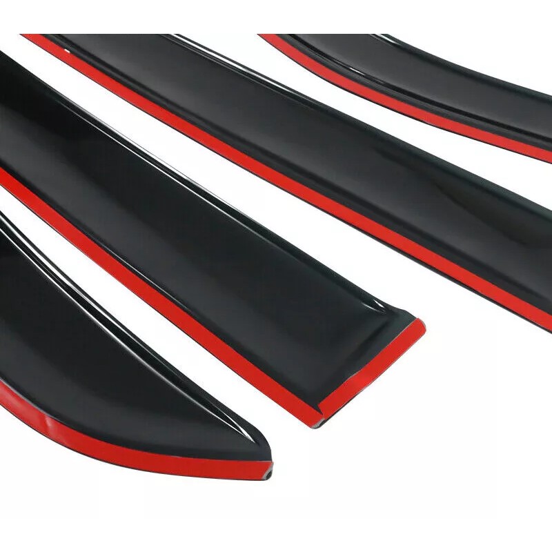 SDZ F&R Out Channel Window Visor Sun Shade Rain Wind
