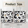 Cow Skin Pot Holder Set of 2,Heat Resistant Potholders Oven