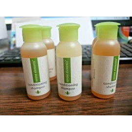 Serene Elements (SIX BTLS) SERENE ELEMENTS SHAMPOO CONDITIONING 1.0 oz BOTTLES TRAVEL/HOTEL SZ