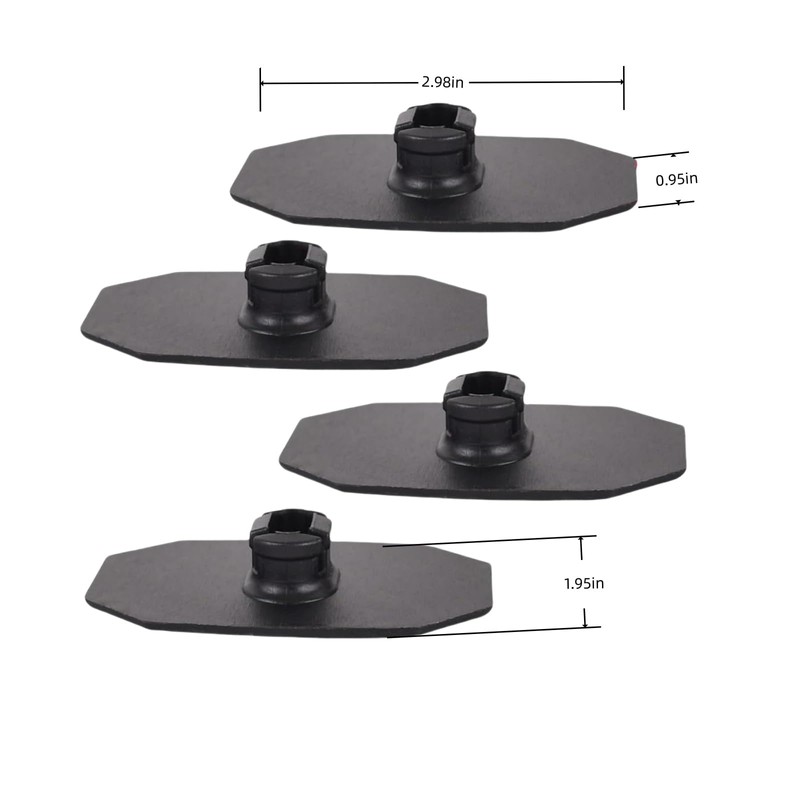 Rear Leaf Spring Insulator Bushing Inserts Compatible with Ford F-150
