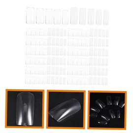 Baluue 1000pcs Press on Nails Fake Nails Abs Material Nail Tips Full Cover Nail Art Decor Women's Nails