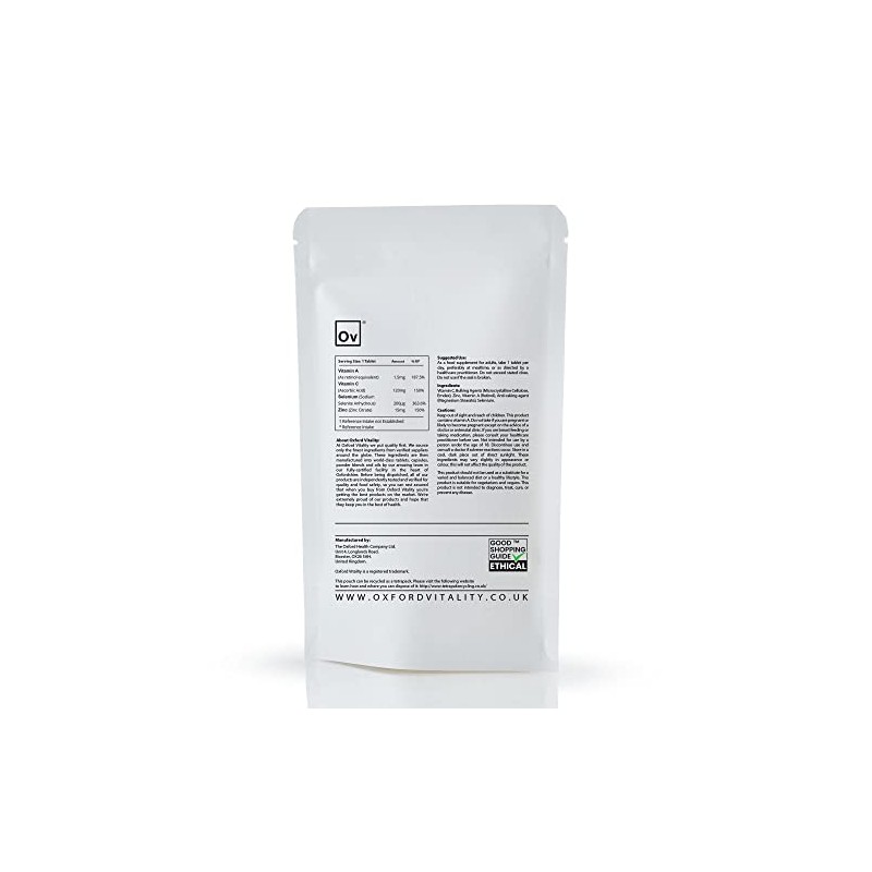 Immune System Boost Tablets | Immune Supplement with Vitamin A