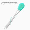 Electric Body Scrubber Brush 3 Speed Vibration Green Waterproof Long