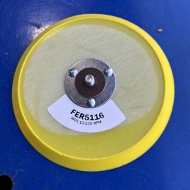 Ferro 6” Backing Pad for DA Sander Fiberglass PSA FIRM LOW PROFILE 5/16-24 NEW