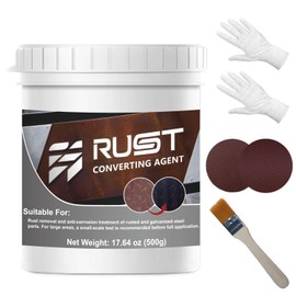 INNOVAYOU Rust Converter for Metal 500g, Prevent Rusting and Corrosion Rust Inhibitor for Metal with Brush, Maximum Rust Protection, Suitable for Automobiles, Metals, and Cast Iron