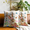 Imiss Happy Easter Throw Pillow Covers Set of 2 Easter