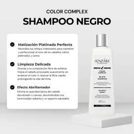 Senzáre Color Complex Shampoo Negro 1 L