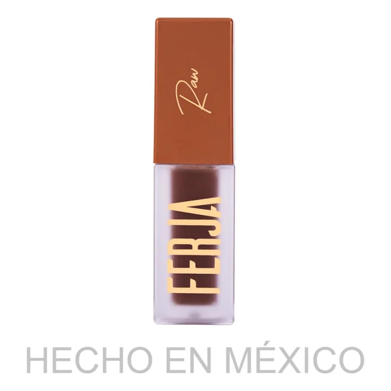 Lip Gloss Ferja Raw Café 5ml Brillo Hidratante