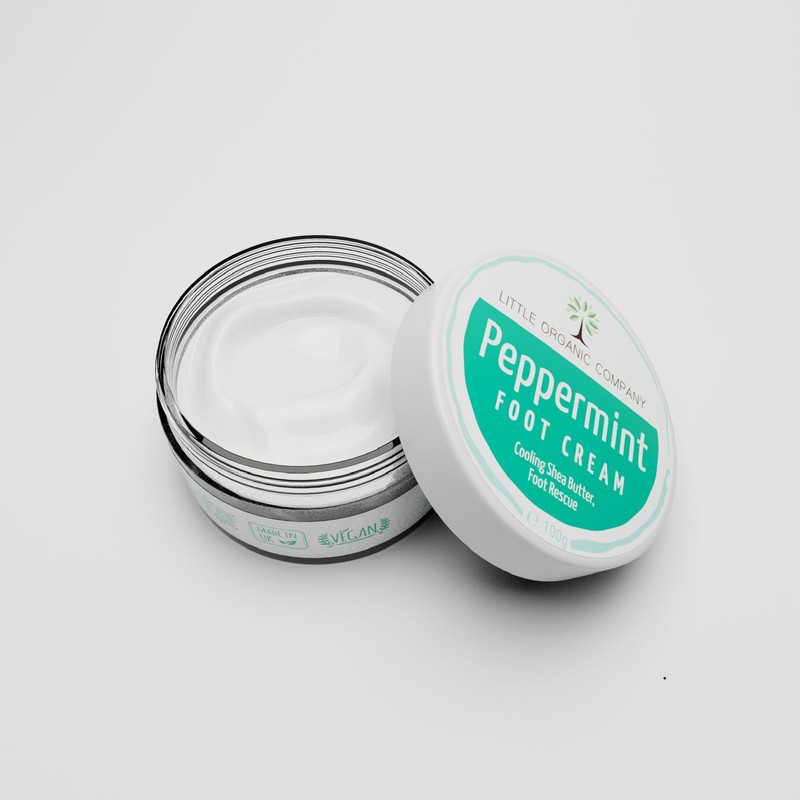 Peppermint Foot Cream - Soothing Shea Butter Foot Rescue
